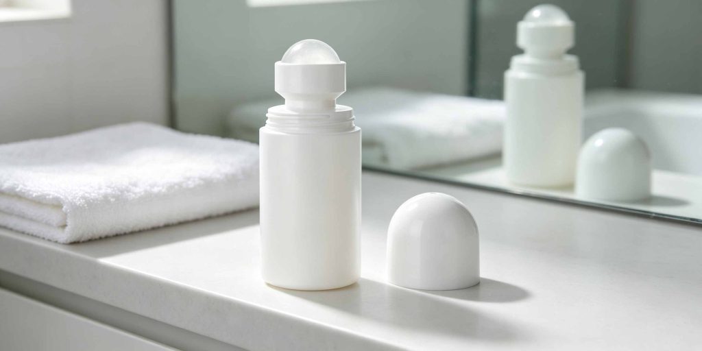 Eco-friendly roll-on deodorant bottle for personal care