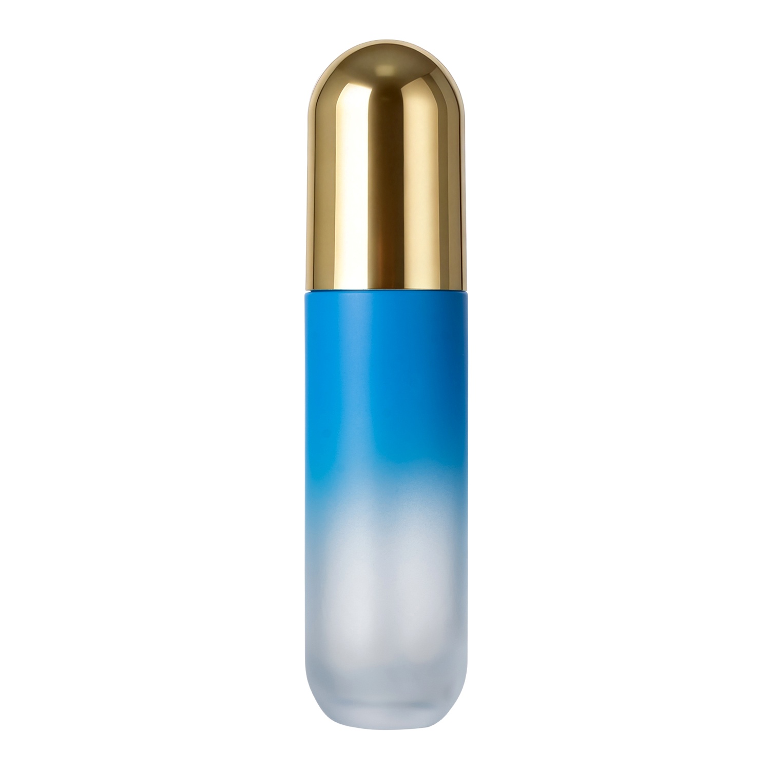 Blue PET Bottle with Lotion Pump