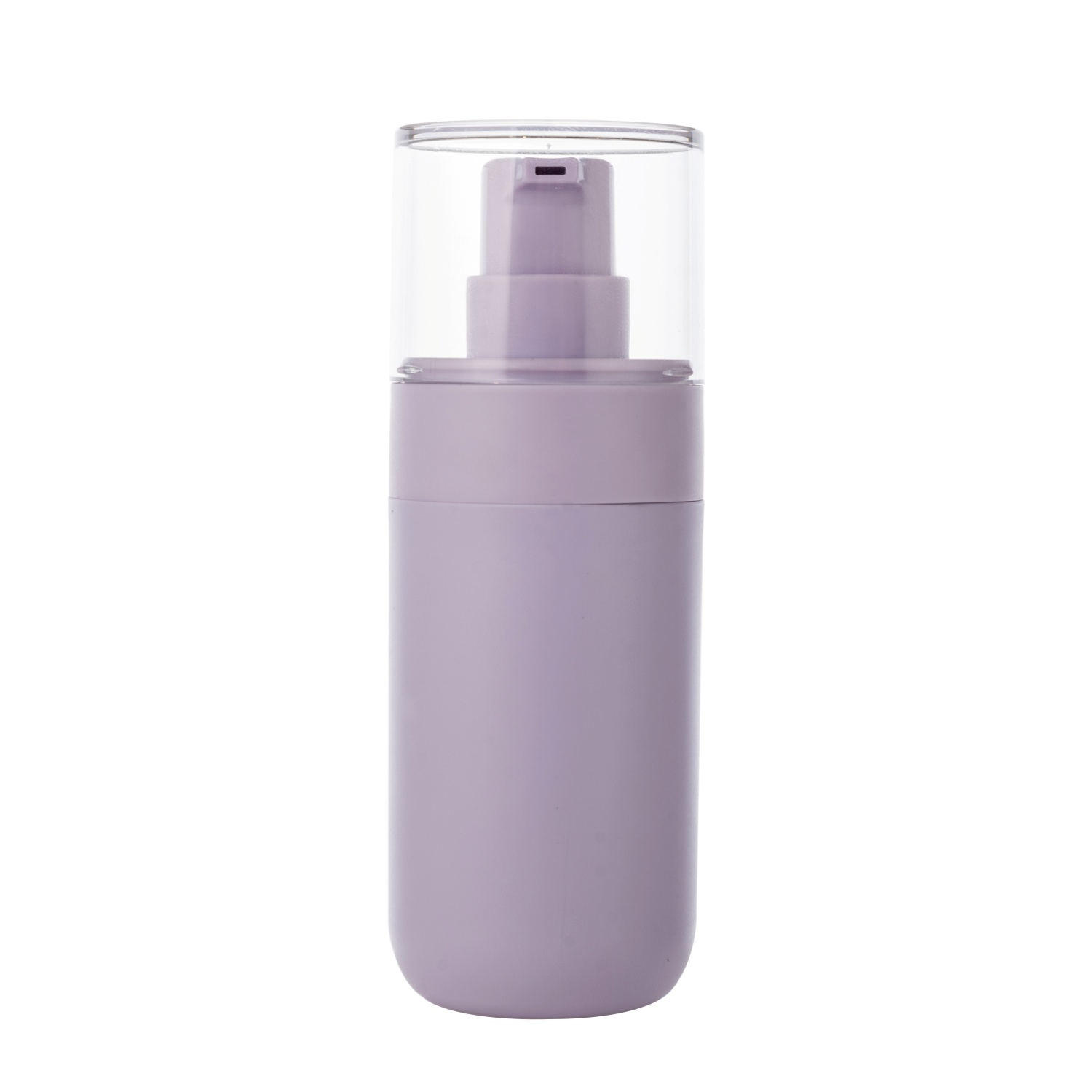 Eco-friendly Refillable Airless Lotion Bottle with Rounded Base Design