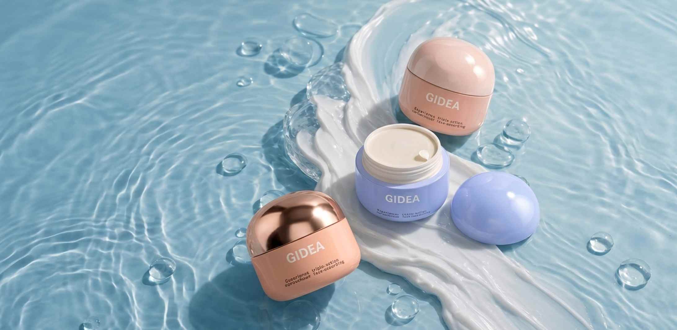 PP PCR egg shape cosmetic cream jar with spherical cap5