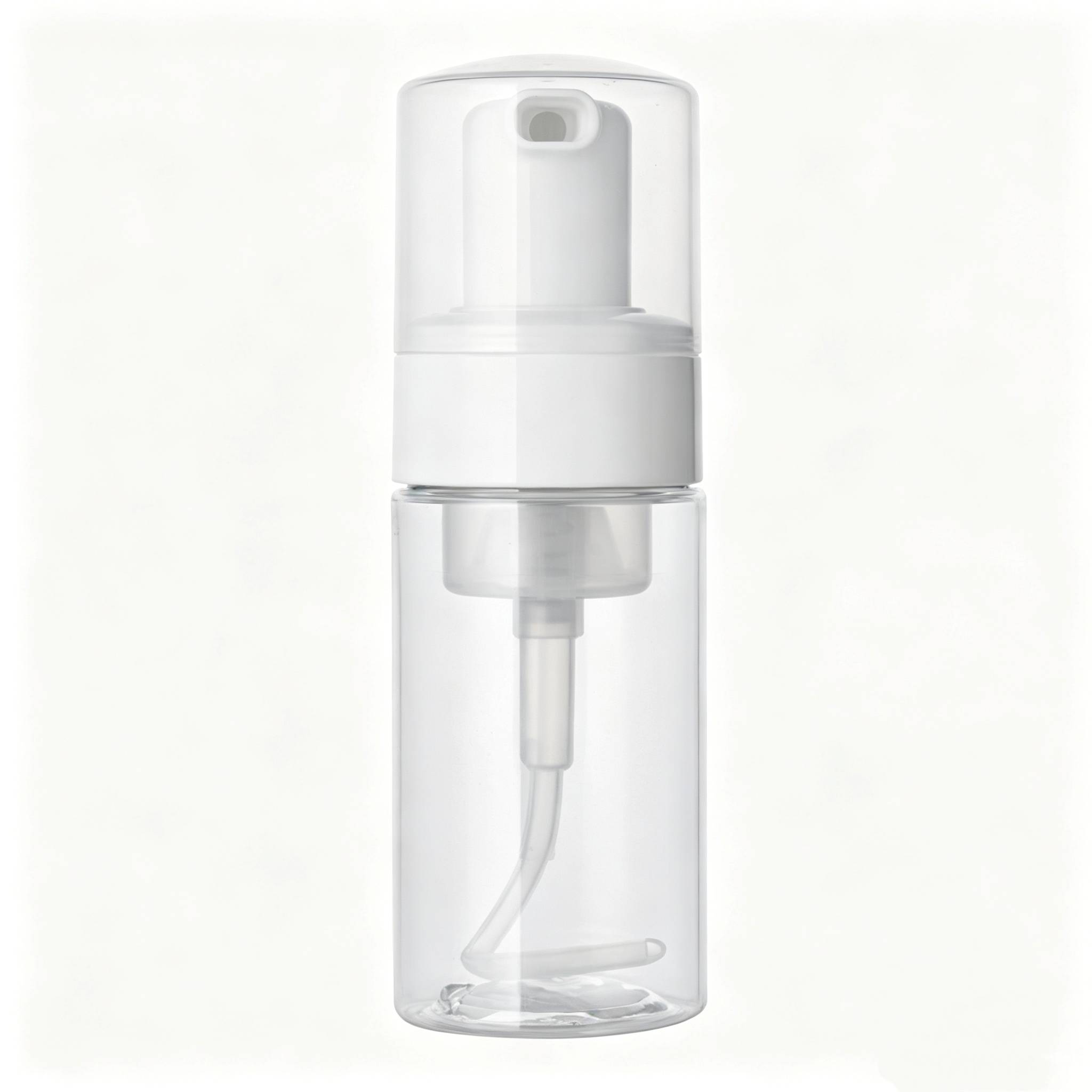 Straight-Wall PET Bottle with Lotion Pump