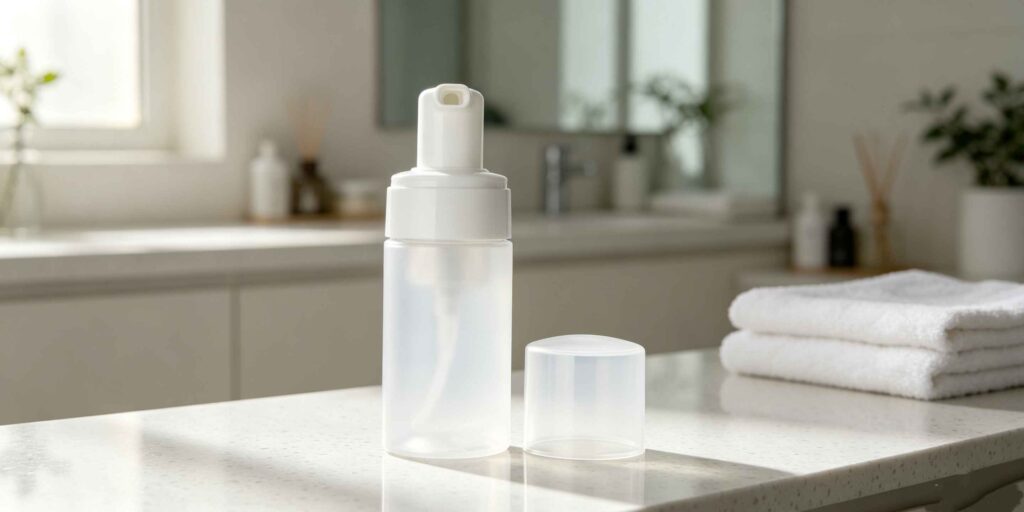 Straight-Wall PET Bottle with Lotion Pump(5)