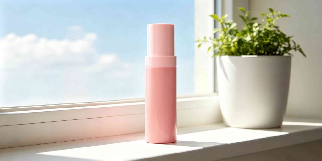 eco-friendly PCR recycled plastic refillable airless pump bottle(5)