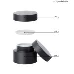 premium round polypropylene cosmetic cream jar(2)