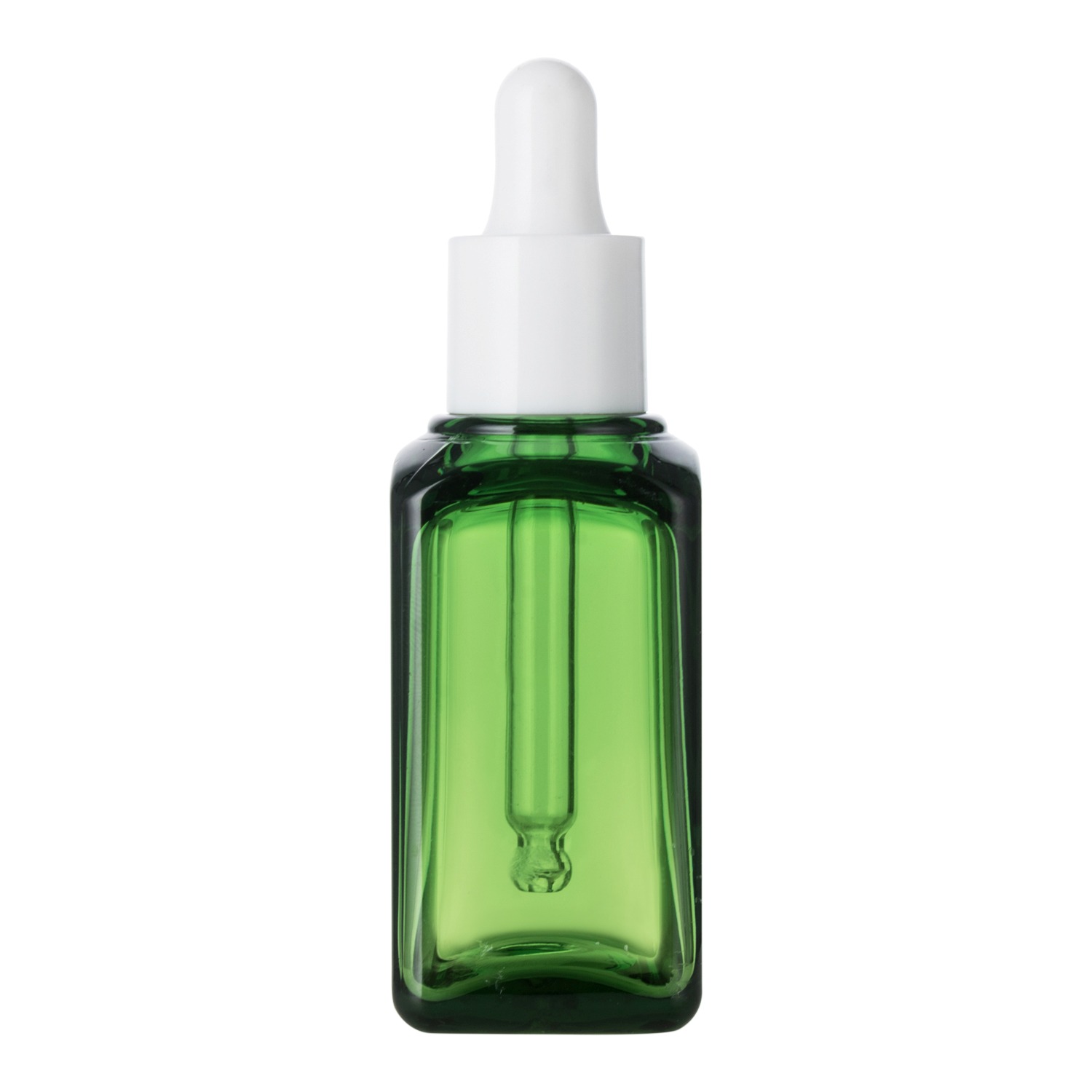 premium square PETG dropper bottle for cosmetic essential oil