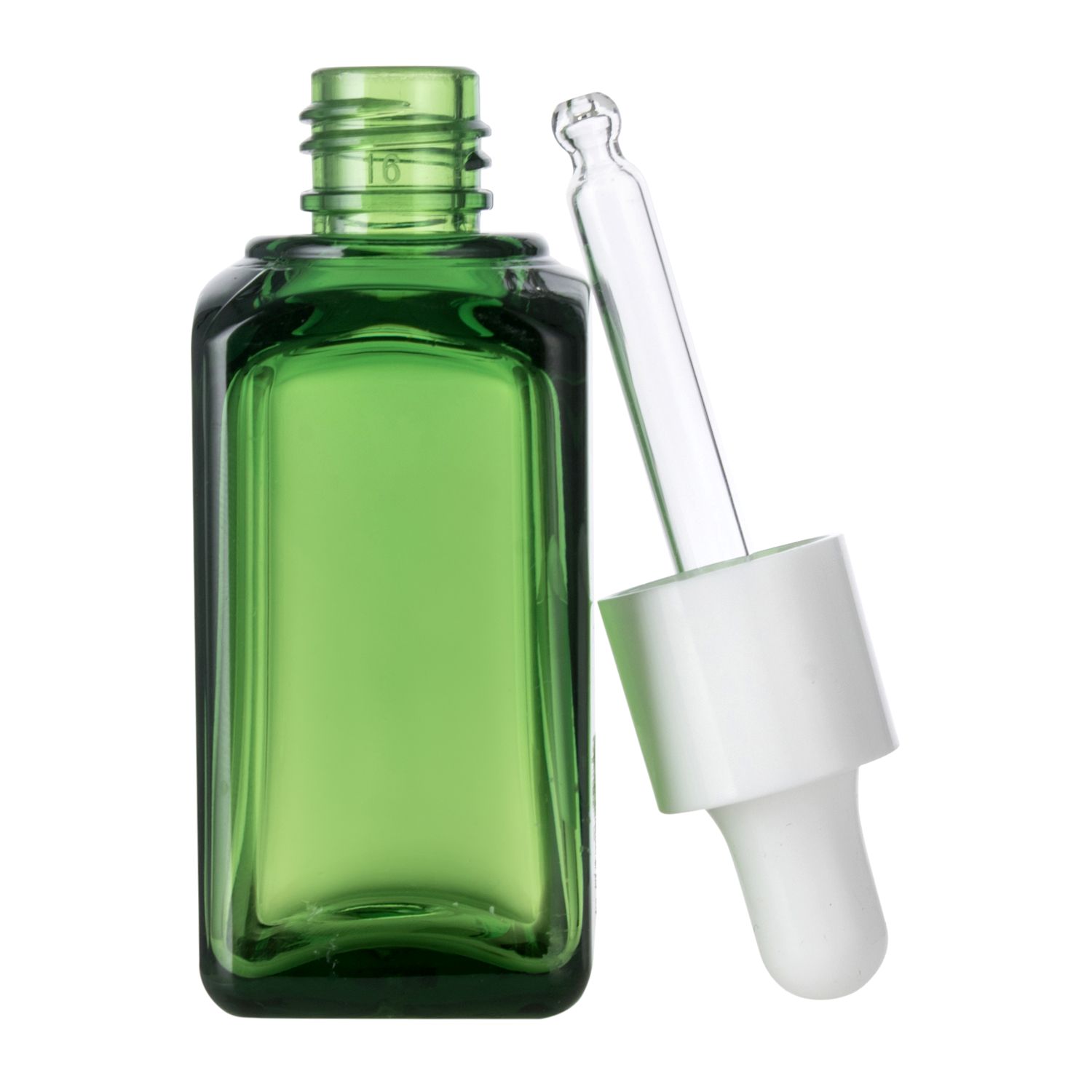 premium square PETG dropper bottle for cosmetic essential oil(2)