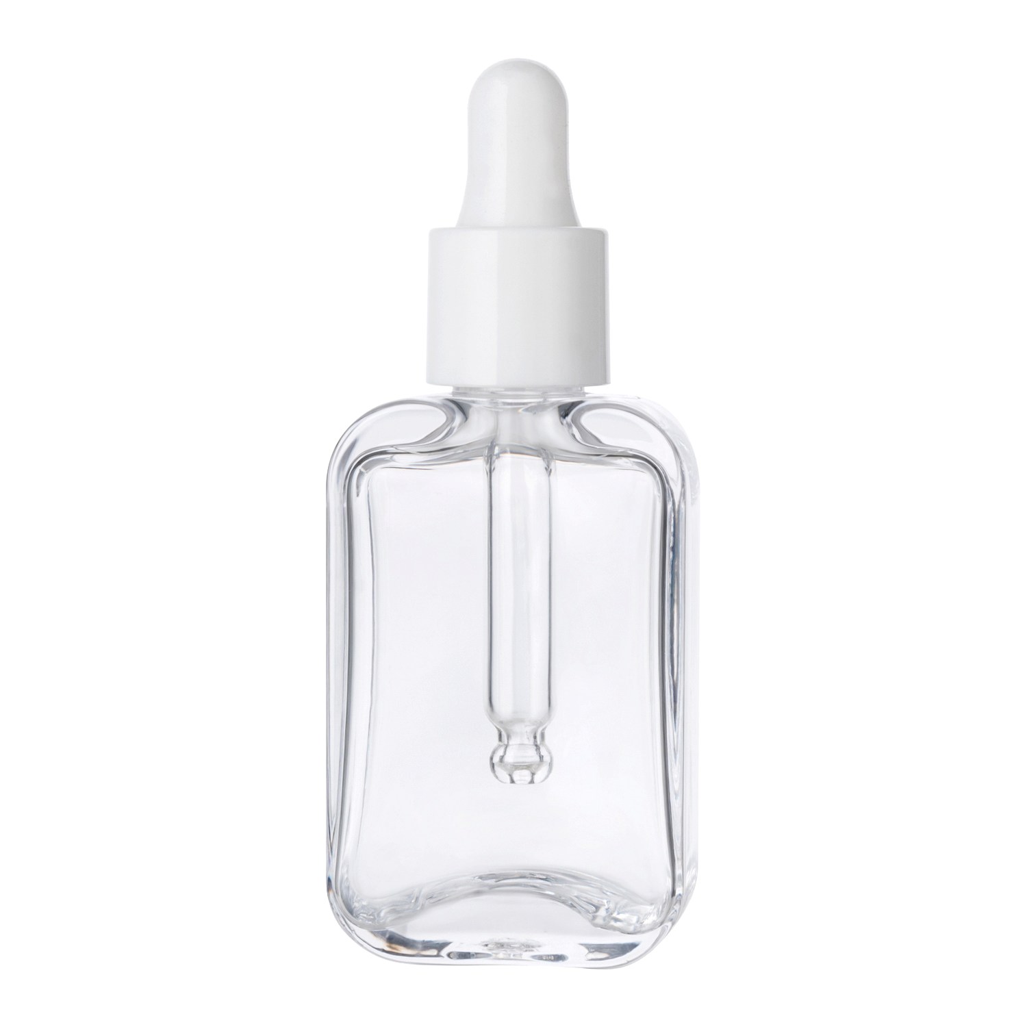 premium thick-walled square PETG dropper bottle