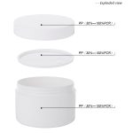 reusable round PP skincare jar(2)