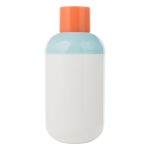 stylish curved PCR PP cosmetic lotion airless bottle