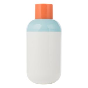 stylish curved PCR PP cosmetic lotion airless bottle