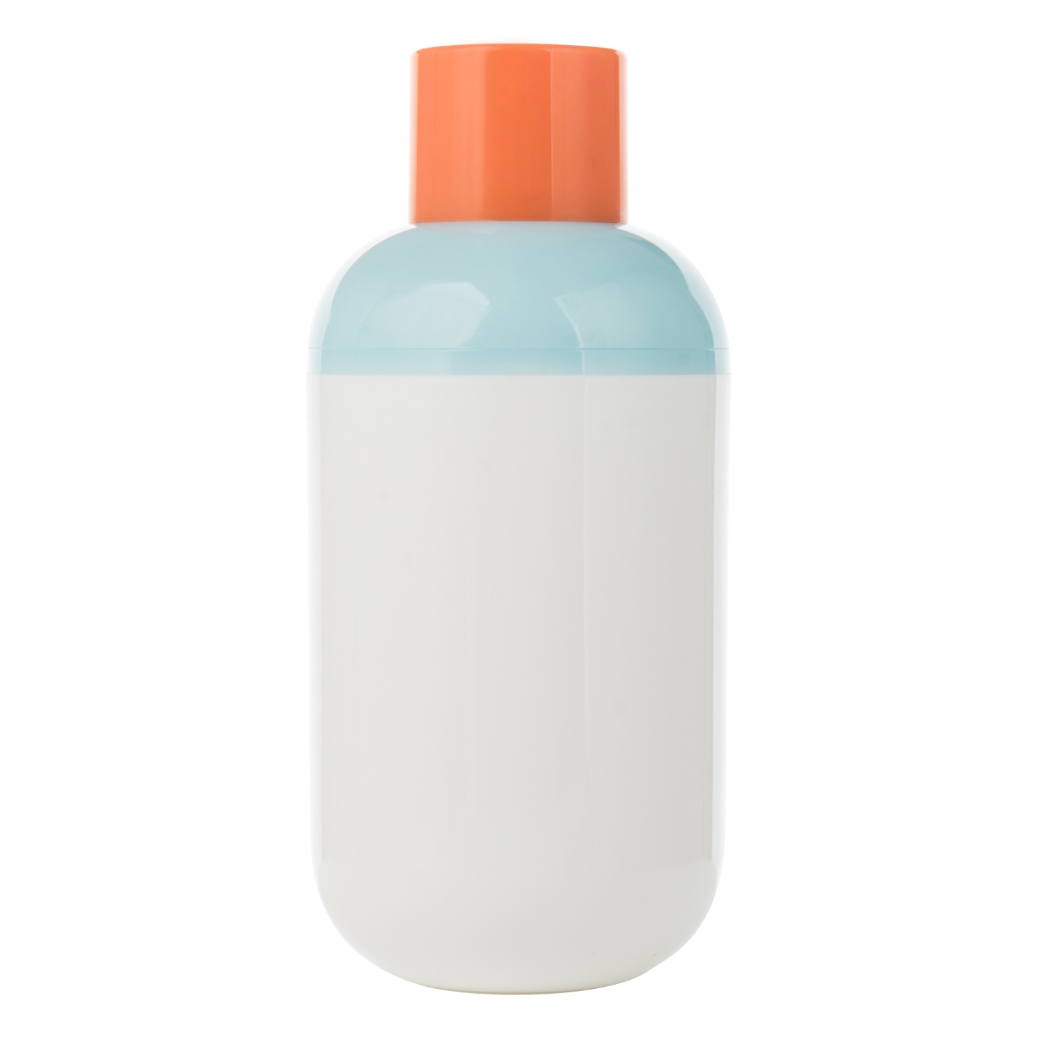 stylish curved PCR PP cosmetic lotion airless bottle