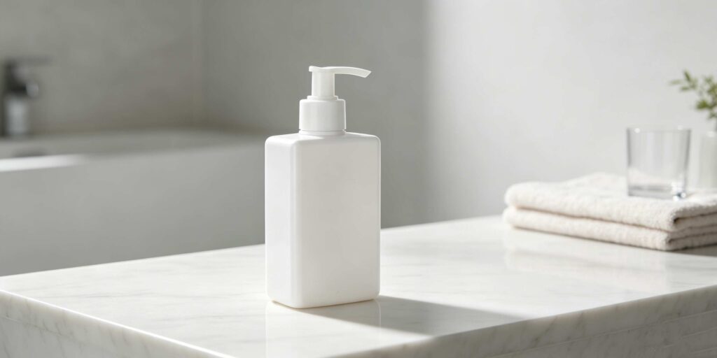white Square Lotion Bottle(5)