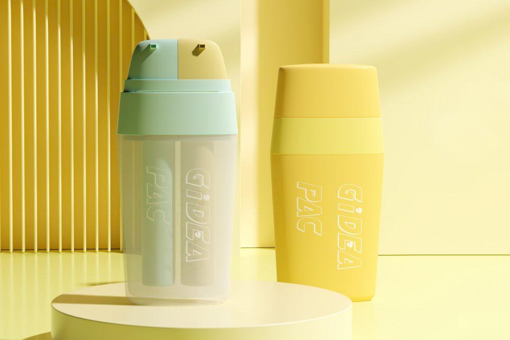 Dual-chamber airless packaging