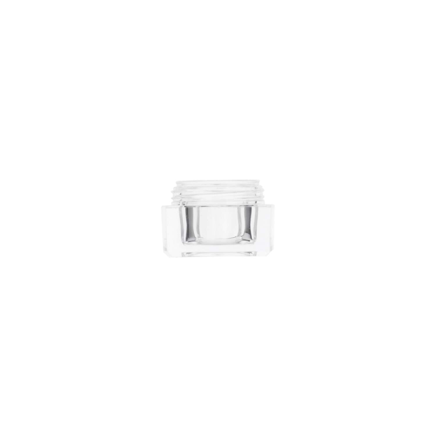 acrylic square transparent jar cosmetic jar empty cosmetic jars4()