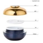 bowl-shaped acrylic cosmetic jar(2)