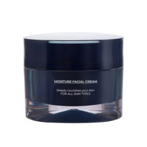 double wall acrylic refillable pp inner cosmetic jar