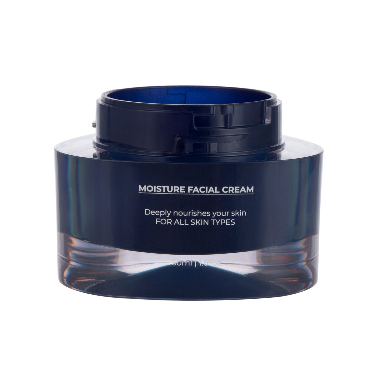 double wall acrylic refillable pp inner cosmetic jar(7)