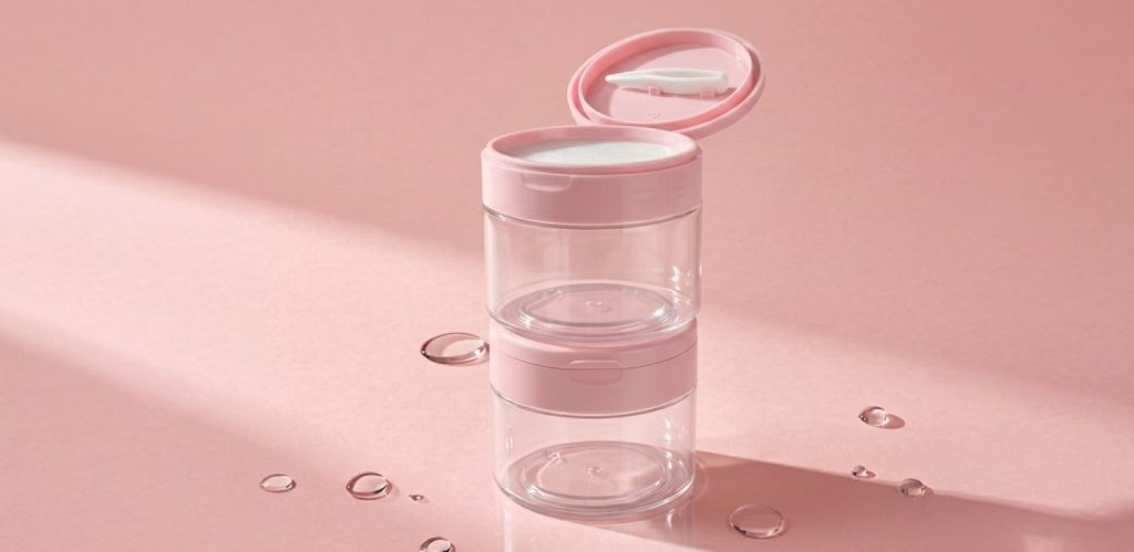flip cap pp pet skincare packaging jar(7)
