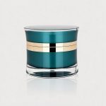 luxurious round acrylic cream jar