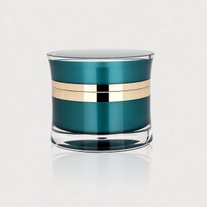 luxurious round acrylic cream jar