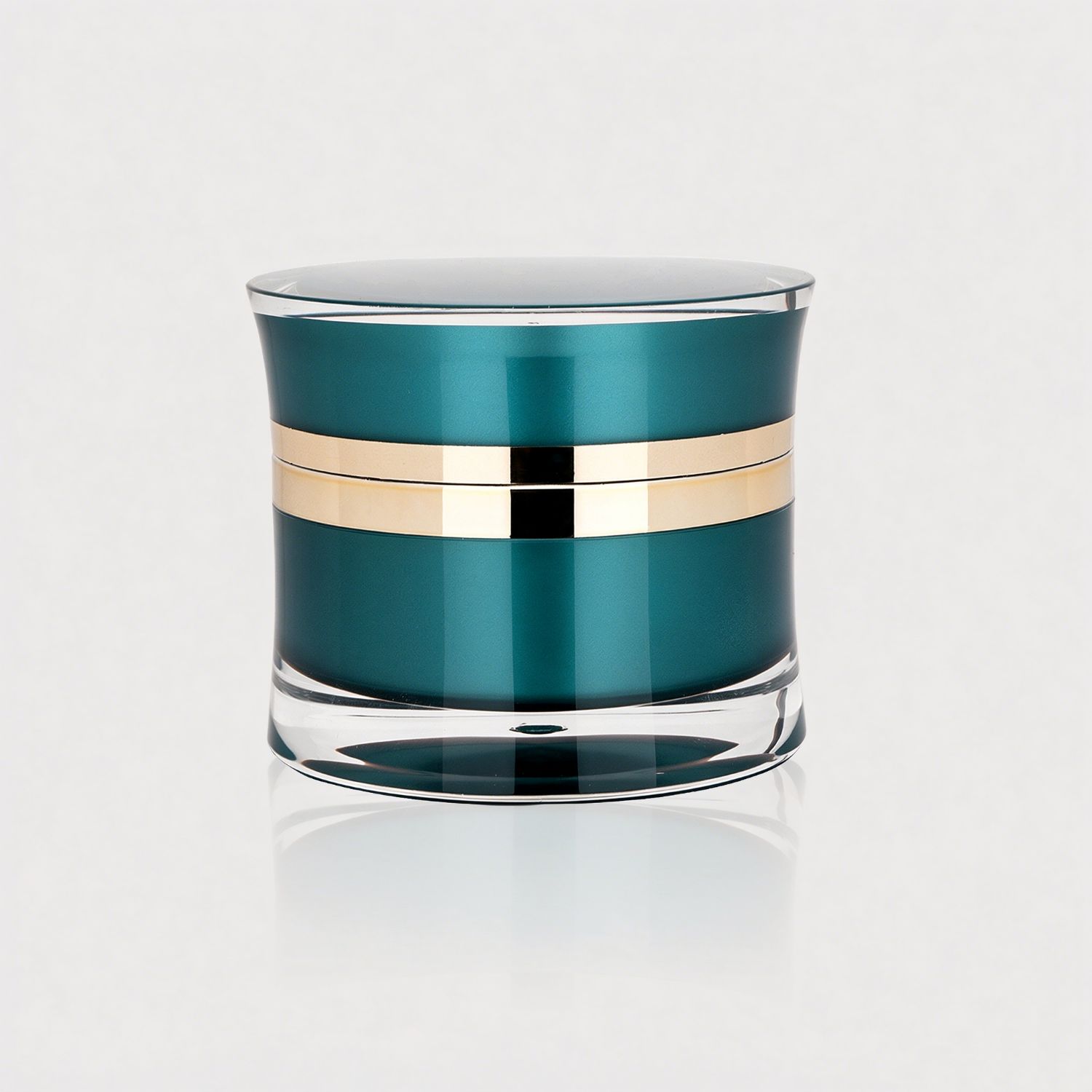 luxurious round acrylic cream jar