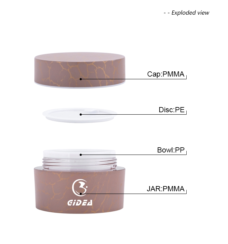 luxury acrylic skincare facial cream cosmetic container()2