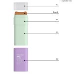 mono stick packaging with integrated brush for solid makeup(2)
