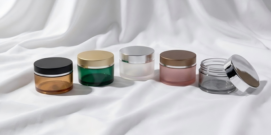premium pet cosmetic cream jars with pp lids(7)