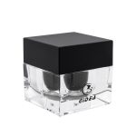 square shape acrylic cream lotion jar