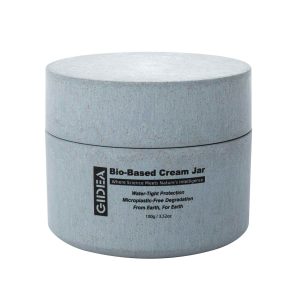 100ml bio-based wood polymer round-edge cosmetic jar