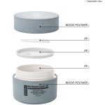 100ml bio-based wood polymer round-edge cosmetic jar(2)