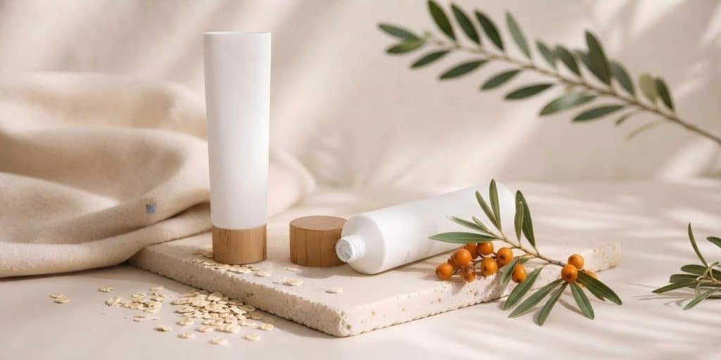 100ml natural bamboo lid round tube for eco packaging6