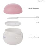 50ml stylish biodegradable calcium carbonate cosmetic jar(2)