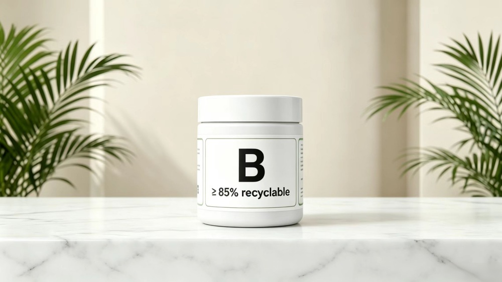 B ≥ 85% recyclable