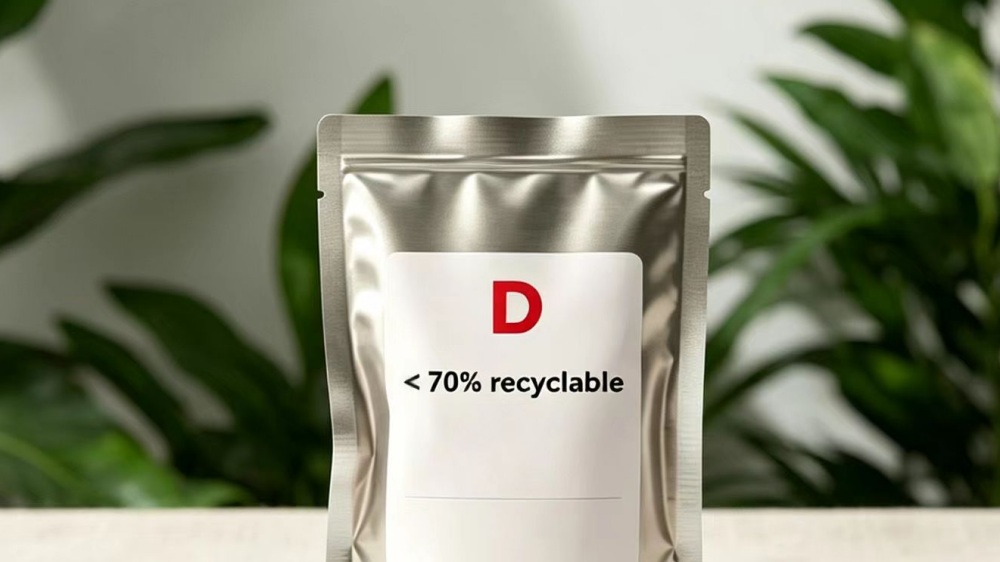 D 70% recyclable