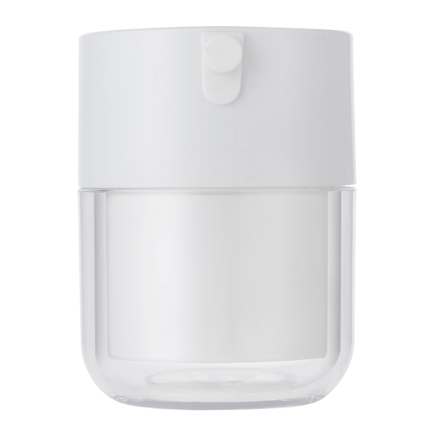 airless jar for skincare refillable side dispensing packaging