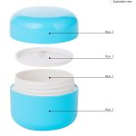 bio-based round-edge cylinder jar for face cream(2)