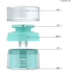ms plastic double-layer face cream airless jar(2)