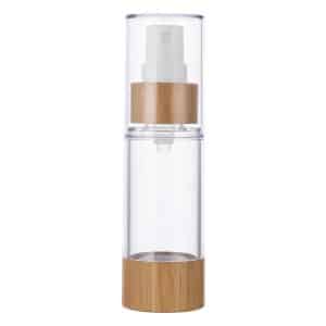 sustainable bamboo essence airless bottle
