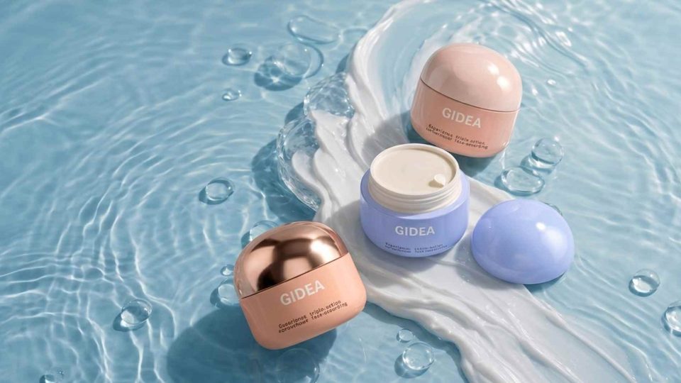 PP PCR egg shape cosmetic cream jar with spherical cap(5)